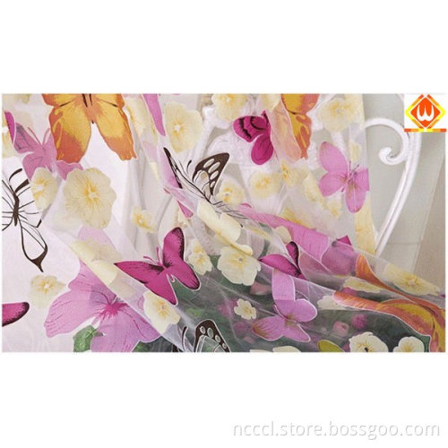 Hot selling blackout curtain Newest design embroidery curtain fabric